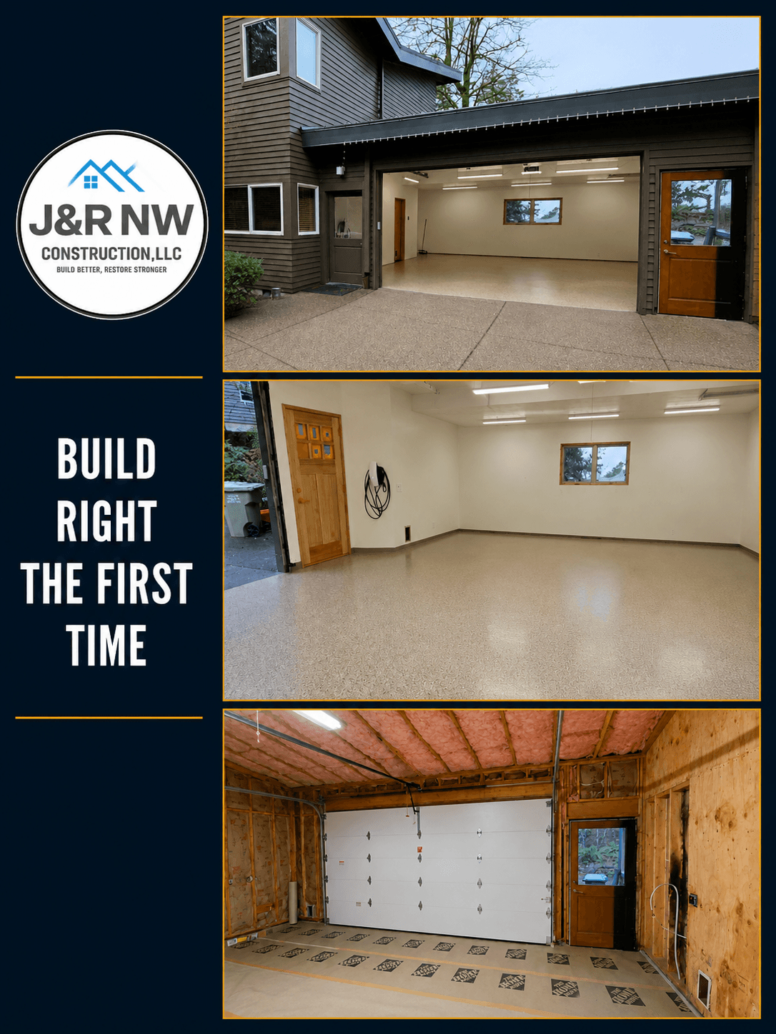 Fire-Damaged Garage Restoration
