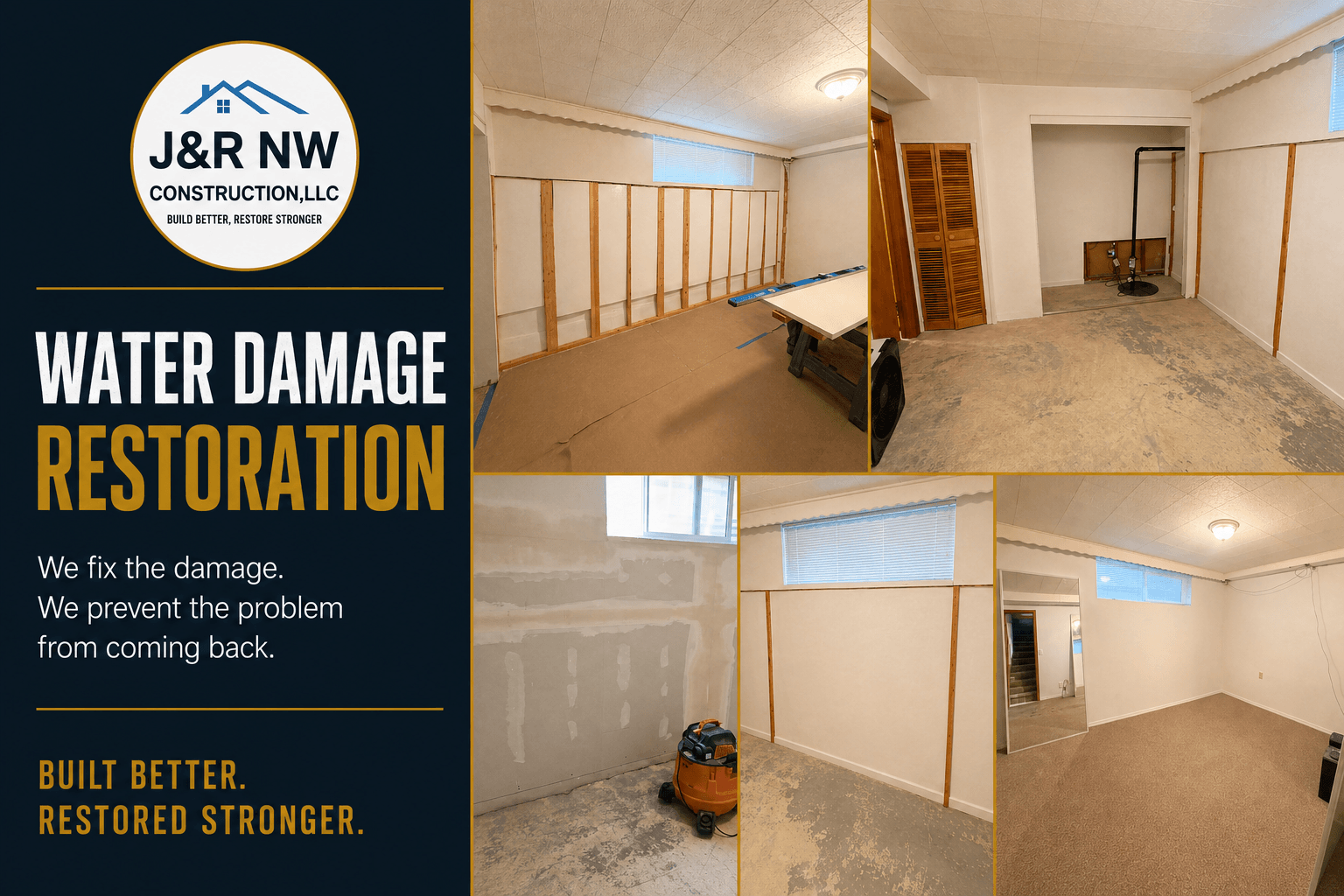 Water Damage Restoration and Reconstruction in Portland, OR